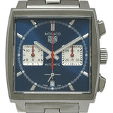 タグ・ホイヤー TAG HEUER モナコキャリバーホイヤー02 クロノグラフ CBL2111.BA0644 ブルー ステンレススチール 自動巻き メンズ 腕時計