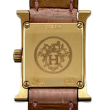 エルメス HERMES Hウォッチ HH1.170 ホワイトシェル ピンクゴールド クオーツ レディース 腕時計