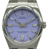 ロレックス ROLEX オイスターパーペチュアル36 126000 ラベンダー ステンレススチール 自動巻き メンズ 腕時計