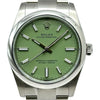 ロレックス ROLEX オイスターパーペチュアル 34 124200 ピスタチオグリーン ステンレススチール 自動巻き ユニセックス 腕時計