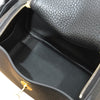 エルメス HERMES リンディミニ K刻 ブラック×ゴールド金具 トリヨン レディース ショルダーバッグ