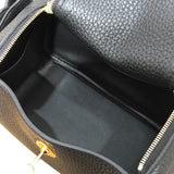 エルメス HERMES リンディミニ K刻 ブラック×ゴールド金具 トリヨン レディース ショルダーバッグ