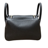 エルメス HERMES リンディミニ K刻 ブラック×ゴールド金具 トリヨン レディース ショルダーバッグ
