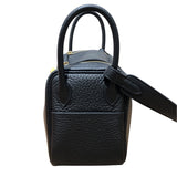 エルメス HERMES リンディミニ K刻 ブラック×ゴールド金具 トリヨン レディース ショルダーバッグ