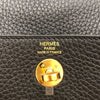 エルメス HERMES リンディミニ K刻 ブラック×ゴールド金具 トリヨン レディース ショルダーバッグ