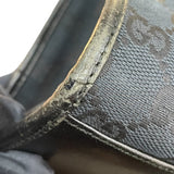 グッチ GUCCI ジャッキーハンドバッグ 002･1067 ネイビー シルバー金具 GGキャンバス レディース ハンドバッグ