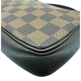 ルイ・ヴィトン LOUIS VUITTON トゥルース・メイクアップポーチ N51982 ブラウン ダミエ/レザー レディース ハンドバッグ