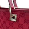 グッチ GUCCI GGキャンバストートバッグ 022.1098 レッド GGキャンバス/レザー レディース トートバッグ