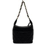 シャネル CHANEL ミニホーボーバッグ AS3292 ブラック ゴールド金具 レディース ショルダーバッグ