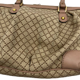 グッチ GUCCI ディアマンテ スーキー ハンドバッグ 247902 ピンクベージュ キャンバス レザー レディース トートバッグ