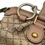 グッチ GUCCI ディアマンテ スーキー ハンドバッグ 247902 ピンクベージュ キャンバス レザー レディース トートバッグ