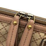 グッチ GUCCI ディアマンテ スーキー ハンドバッグ 247902 ピンクベージュ キャンバス レザー レディース トートバッグ