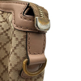 グッチ GUCCI ディアマンテ スーキー ハンドバッグ 247902 ピンクベージュ キャンバス レザー レディース トートバッグ