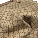 グッチ GUCCI ディアマンテ スーキー ハンドバッグ 247902 ピンクベージュ キャンバス レザー レディース トートバッグ