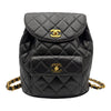 シャネル CHANEL マトラッセ チェーンリュック 3番台 ブラック ゴールド金具 ラムスキン レディース リュック・デイパック