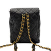 シャネル CHANEL マトラッセ チェーンリュック 3番台 ブラック ゴールド金具 ラムスキン レディース リュック・デイパック