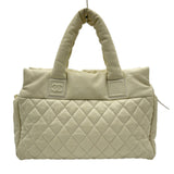 シャネル CHANEL コココクーン ボストンバッグ A48620 14番台 ライトイエロー ソフトキャビアスキン レディース ボストンバッグ