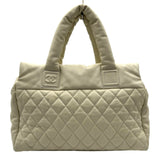 シャネル CHANEL コココクーン ボストンバッグ A48620 14番台 ライトイエロー ソフトキャビアスキン レディース ボストンバッグ