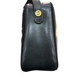 サルヴァトーレ・フェラガモ Salvatore Ferragamo ヴァラショルダーバッグ 214183 ネイビー ゴールド金具 レザー レディース ショルダーバッグ