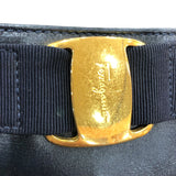 サルヴァトーレ・フェラガモ Salvatore Ferragamo ヴァラショルダーバッグ 214183 ネイビー ゴールド金具 レザー レディース ショルダーバッグ