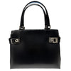 サルヴァトーレ・フェラガモ Salvatore Ferragamo ダブルガンチーニ2wayバッグ 210167 ブラック レザー レディース ハンドバッグ