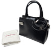 サルヴァトーレ・フェラガモ Salvatore Ferragamo ダブルガンチーニ2wayバッグ 210167 ブラック レザー レディース ハンドバッグ