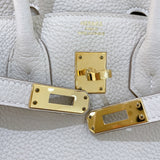 エルメス HERMES バーキン25 Y刻印 クレ ゴールド金具 トゴ レディース ハンドバッグ