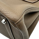 エルメス HERMES バーキン30 □O刻 エトゥープ シルバー金具 トゴ レディース ハンドバッグ