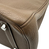 エルメス HERMES バーキン30 □O刻 エトゥープ シルバー金具 トゴ レディース ハンドバッグ