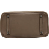 エルメス HERMES バーキン30 □O刻 エトゥープ シルバー金具 トゴ レディース ハンドバッグ