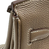 エルメス HERMES バーキン30 □O刻 エトゥープ シルバー金具 トゴ レディース ハンドバッグ