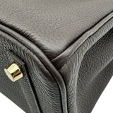 エルメス HERMES バーキン25 K刻印 ベブラン ゴールド金具 トゴ レディース ハンドバッグ