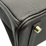 エルメス HERMES バーキン25 K刻印 ベブラン ゴールド金具 トゴ レディース ハンドバッグ