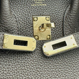 エルメス HERMES バーキン25 K刻印 ベブラン ゴールド金具 トゴ レディース ハンドバッグ