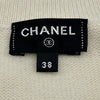 シャネル CHANEL アイコンボタンカシミヤニットカーディガン P73483 ホワイト カシミヤ レディース カーディガン