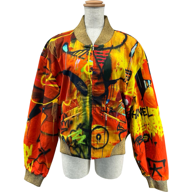 CHANEL 40 ジャージ ジャケット アウター シャネル CHANEL エジプトコレクション ボンバージャケット P61912