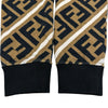 フェンディ FENDI FF総柄スウェットシャツ FY0944 ブラウン コットン メンズ スウェット