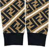 フェンディ FENDI FF総柄スウェットシャツ FY0944 ブラウン コットン メンズ スウェット