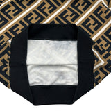 フェンディ FENDI FF総柄スウェットシャツ FY0944 ブラウン コットン メンズ スウェット