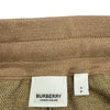 バーバリーロンドン BURBERRY LONDON チェック柄ニットハーフパンツ 8054918 ベージュ ウール メンズ その他ボトムス