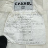 シャネル CHANEL クローバーボタンリネンワンピース 002438 ホワイト リネン レディース ワンピース