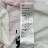 セリーヌ CELINE ロゴプリントクロップド半袖Tシャツ 2X09D671Q ホワイト コットン レディース 半袖Ｔシャツ