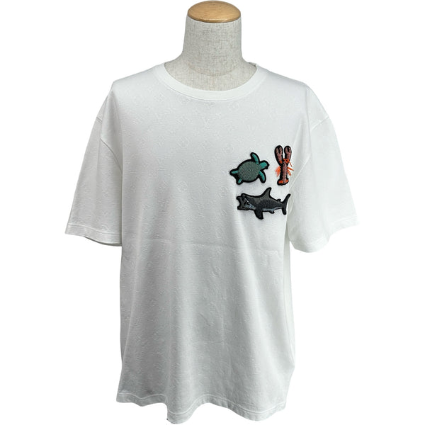 ルイ・ヴィトン LOUIS VUITTON ビーズアニマルモノグラム 半袖Tシャツ