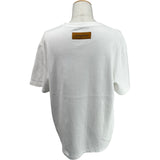 ルイ・ヴィトン LOUIS VUITTON ビーズアニマルモノグラム 半袖Tシャツ HLY03W ホワイト コットン メンズ 半袖Ｔシャツ