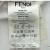 フェンディ FENDI ロゴエンボス半袖Tシャツ FS7389 ホワイト コットン レディース 半袖Ｔシャツ