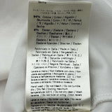 フェンディ FENDI ロゴエンボス半袖Tシャツ FS7389 ホワイト コットン レディース 半袖Ｔシャツ