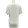 セリーヌ CELINE フロックドボーダー半袖Tシャツ 2X309805I クレーム コットン レディース 半袖Ｔシャツ