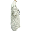 セリーヌ CELINE フロックドボーダー半袖Tシャツ 2X309805I クレーム コットン レディース 半袖Ｔシャツ