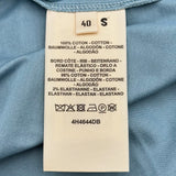 エルメス HERMES エプロンドールバンダナ半袖Tシャツ 4H4644DB ブルー コットン レディース 半袖Ｔシャツ