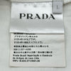 プラダ PRADA ロゴ刺繍半袖Tシャツ UJN555 ホワイト コットン メンズ 半袖Ｔシャツ
